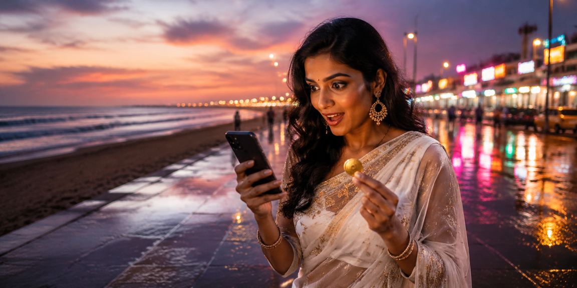 VIP player using mobile casino features in India